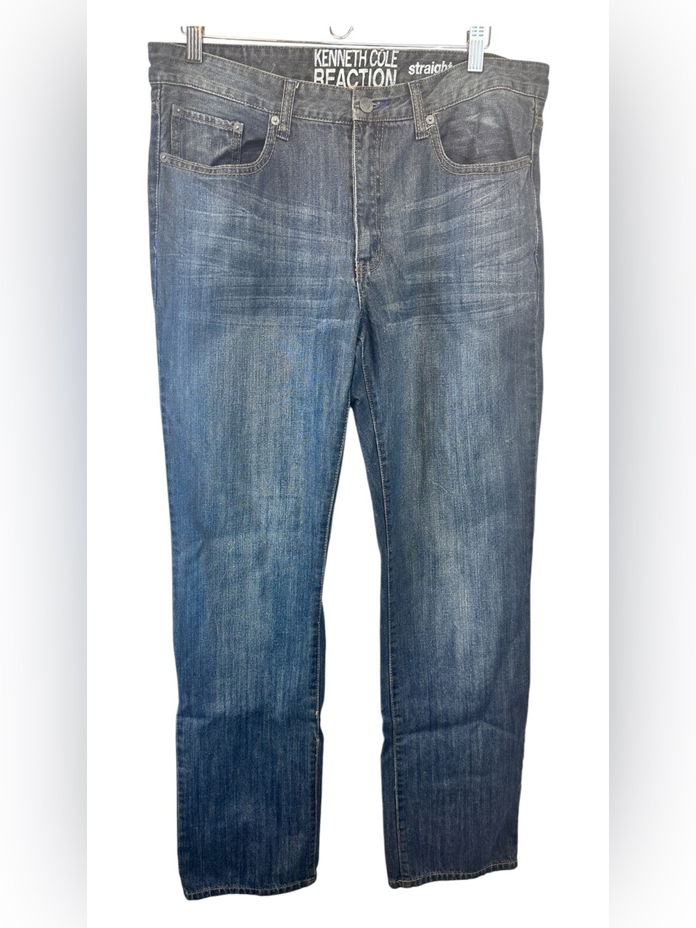 Kenneth Cole Reaction Straight Leg Jeans Men’s 34x32 Blue Jeans